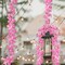 2 Pcs Artificial Cherry Blossom Flower Vines Cherry Blossom Garland